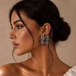 Load image into Gallery viewer, Vintage Multicolor Stud Earrings