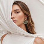 Load image into Gallery viewer, Pastel Chandbali Earrings
