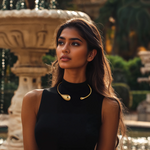 Load image into Gallery viewer, Gilded Mirage Hasli Necklace β Elegant Handcrafted Necklaces