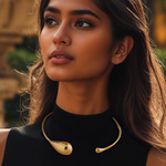 Load image into Gallery viewer, Gilded Mirage Hasli Necklace β Elegant Handcrafted Necklaces