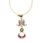 Load image into Gallery viewer, Mirage Majesty Hasli β Elegant Handcrafted Necklaces