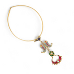 Load image into Gallery viewer, Mirage Majesty Hasli β Elegant Handcrafted Necklaces