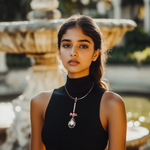 Load image into Gallery viewer, Stardust Symphony Hasli β Elegant Handcrafted Necklaces