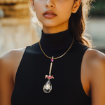 Load image into Gallery viewer, Stardust Symphony Hasli β Elegant Handcrafted Necklaces