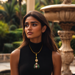 Load image into Gallery viewer, Prismatic Mirage Hasli β Elegant Handcrafted Necklaces