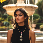 Load image into Gallery viewer, Parakeet Panache Hasli β Elegant Handcrafted Necklaces