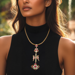 Load image into Gallery viewer, Parakeet Panache Hasli β Elegant Handcrafted Necklaces