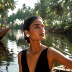 Load image into Gallery viewer, Whirlwind Wonders Stud Earring β Elegant Handcrafted Earrings