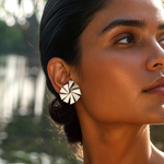 Load image into Gallery viewer, Whirlwind Wonders Stud Earring β Elegant Handcrafted Earrings