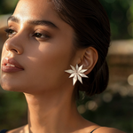 Load image into Gallery viewer, Starburst Studs Earring β Elegant Handcrafted Earrings