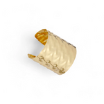 Load image into Gallery viewer, Golden Ripple Cuff β Elegant Handcrafted Bracelets