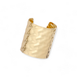 Load image into Gallery viewer, Golden Ripple Cuff β Elegant Handcrafted Bracelets