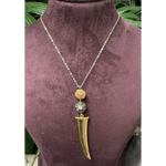 Load image into Gallery viewer, Turquoise Talisman Pendant Necklace β Elegant Handcrafted Necklaces