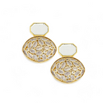 Load image into Gallery viewer, Mirrored Rhapsody Dangling Earring β Elegant Handcrafted Earrings