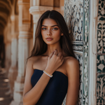 Load image into Gallery viewer, Golden Sands and Pearl Waves Bracelet β Elegant Handcrafted Bracelets