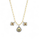 Load image into Gallery viewer, Mosaic Medley Charms Necklace β Elegant Handcrafted Necklaces