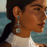 Load image into Gallery viewer, Medieval Muse Long Earrings β Elegant Handcrafted Earrings