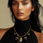 Load image into Gallery viewer, Flight of Fancy Charm Necklace β Elegant Handcrafted Necklaces