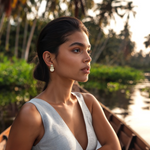 Load image into Gallery viewer, Golden Geometry Pearl Drop Earring β Elegant Handcrafted Earrings