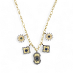 Load image into Gallery viewer, "Celestial Carousel Charms Necklace" β Elegant Handcrafted Necklaces