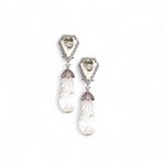 Load image into Gallery viewer, Prismatic Twisted Crystal Drop Danglers β Elegant Handcrafted Earrings