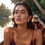 Load image into Gallery viewer, Pearl Embrace Hoops Earring β Elegant Handcrafted Earrings