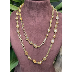 Load image into Gallery viewer, Amethyst Aura Long Necklace β Elegant Handcrafted Necklaces