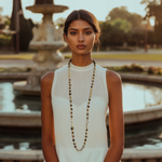 Load image into Gallery viewer, Amethyst Aura Long Necklace β Elegant Handcrafted Necklaces