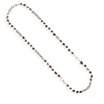 Load image into Gallery viewer, Amethyst Aura Long Necklace β Elegant Handcrafted Necklaces