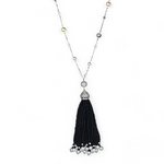 Load image into Gallery viewer, Pearl Tassel Rhapsody Necklace β Elegant Handcrafted Necklaces