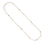 Load image into Gallery viewer, Golden Elegance Pearl Stone Necklace β Elegant Handcrafted Necklaces