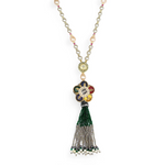 Load image into Gallery viewer, Regal Tassel Necklace β Elegant Handcrafted Necklaces