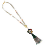 Load image into Gallery viewer, Regal Tassel Necklace β Elegant Handcrafted Necklaces