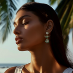 Load image into Gallery viewer, Parrot Paradise Drop Earring β Elegant Handcrafted Earrings