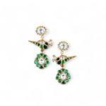 Load image into Gallery viewer, Parrot Paradise Drop Earring β Elegant Handcrafted Earrings