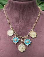 Load image into Gallery viewer, Celestial Charms Necklace β Elegant Handcrafted Necklaces