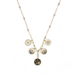 Load image into Gallery viewer, Stellar Charm Necklace β Elegant Handcrafted Necklaces