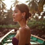 Load image into Gallery viewer, Aviary Elegance Dangler Earring β Elegant Handcrafted Earrings