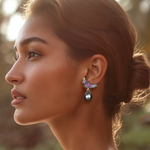 Load image into Gallery viewer, Aviary Elegance Dangler Earring β Elegant Handcrafted Earrings