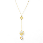 Load image into Gallery viewer, The Pearl Cascade long necklace β Elegant Handcrafted Necklaces