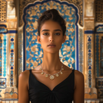 Load image into Gallery viewer, Moonlit Blooms Necklace β Elegant Handcrafted Necklaces