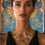 Load image into Gallery viewer, Rainbow Rhapsody Necklace β Elegant Handcrafted Necklaces