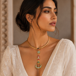 Load image into Gallery viewer, Ember Embrace Hasli Necklace – Elegant Handcrafted Necklaces