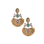 Load image into Gallery viewer, Mayur Chand Bali Earrings β Elegant Handcrafted Earrings