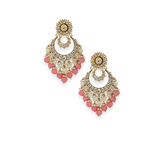 Load image into Gallery viewer, Gulabi Chand Bali β Elegant Handcrafted Earrings