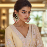 Load image into Gallery viewer, Gulabi Chand Bali β Elegant Handcrafted Earrings