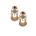 Load image into Gallery viewer, Peacock Chand Bali Earrings β Elegant Handcrafted Earrings