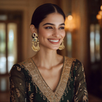 Load image into Gallery viewer, Peacock Chand Bali Earrings β Elegant Handcrafted Earrings