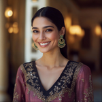 Load image into Gallery viewer, Emerald Crescent Chandbalis β Elegant Handcrafted Earrings