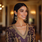 Load image into Gallery viewer, Rani Mahal Earrings β Elegant Handcrafted Earrings